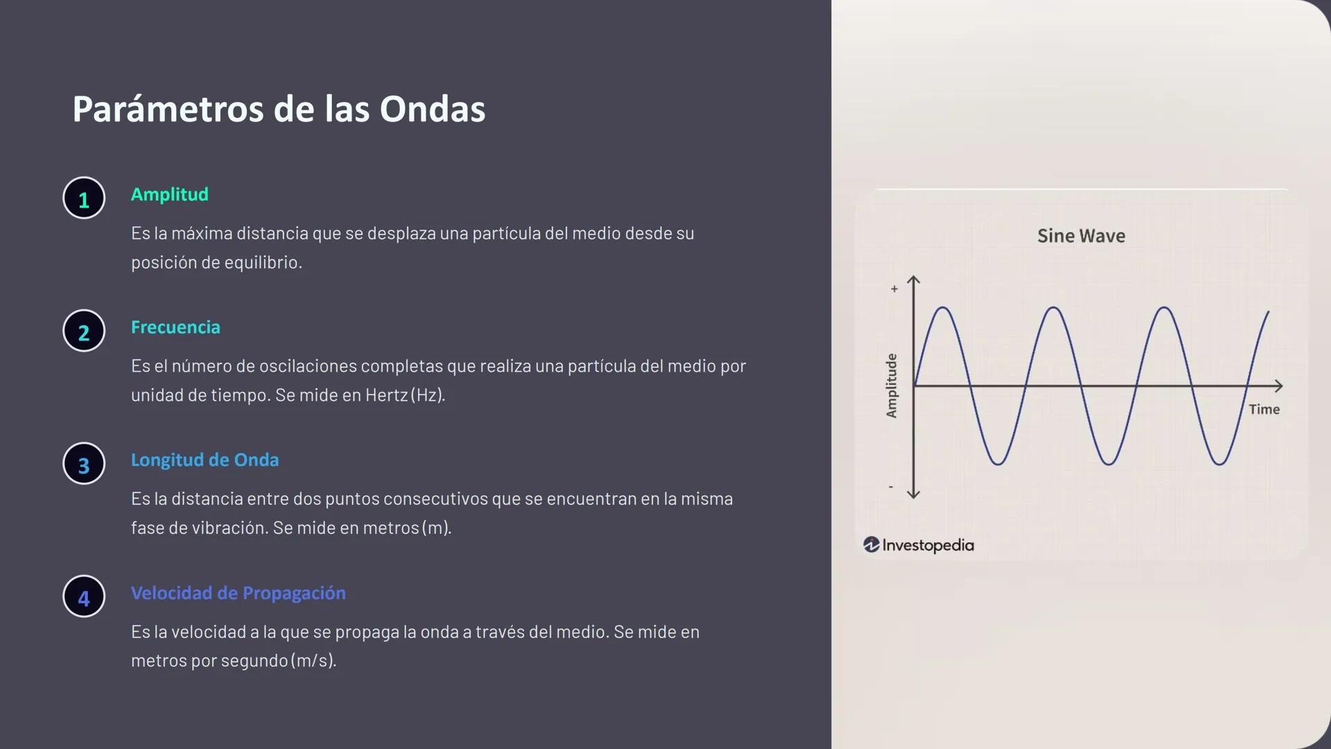 las Ondas Mecánicas
Mecánicas
Las ondas mecánicas son perturbaciones que se propagan a través
de un medio material. Requieren un medio elást