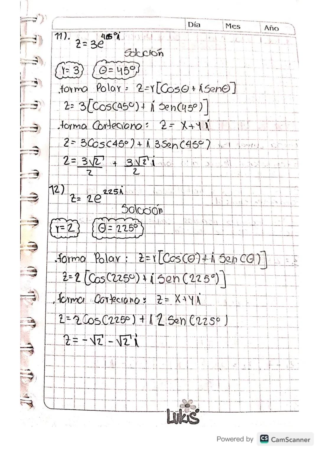 Clase 4.
Segundo Corte
Día 13 Mesa Año 23
Números Complejos.
• Números imaginarios: Los números imaginatios Se
las raices cuadrados de los n