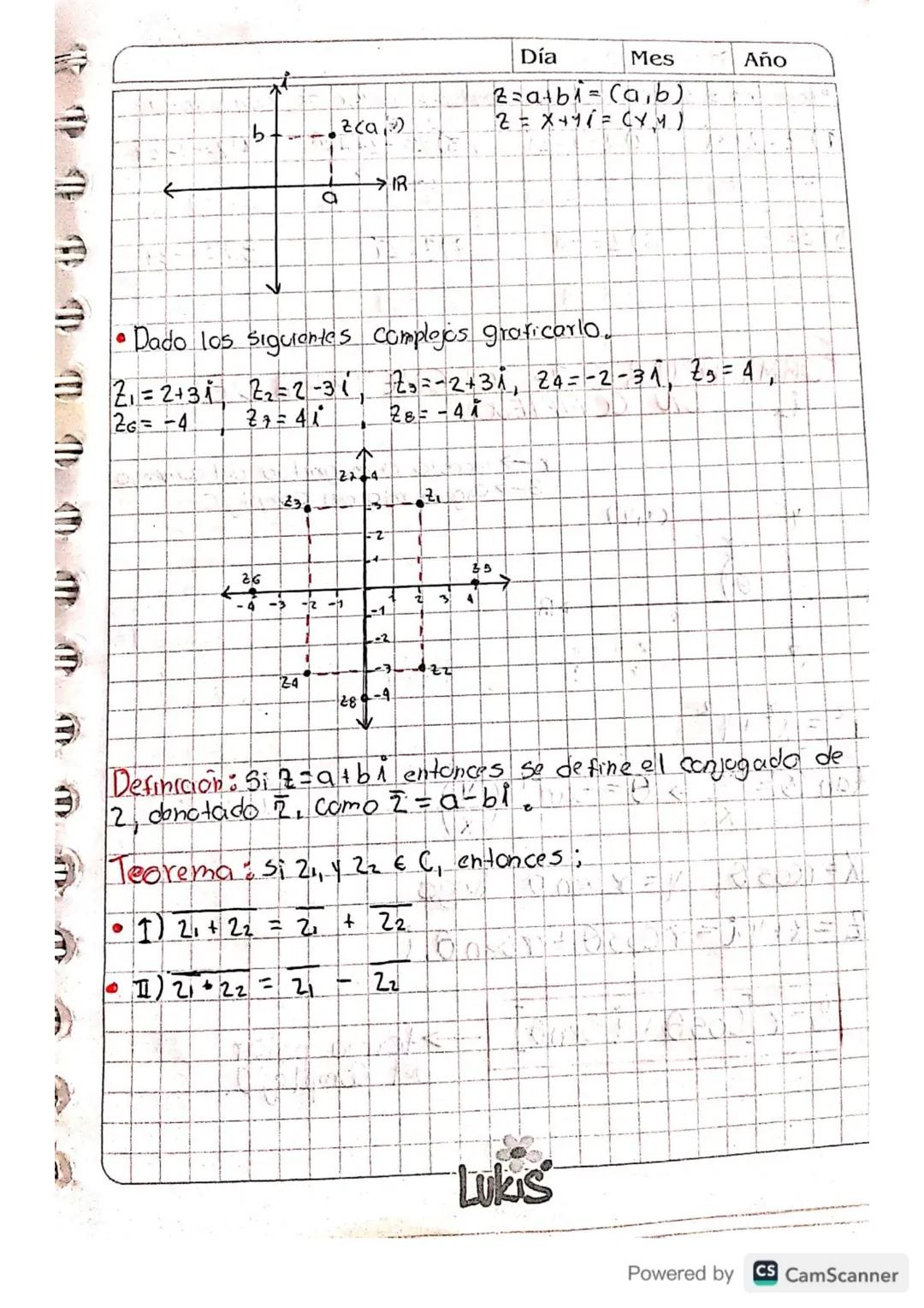 Clase 4.
Segundo Corte
Día 13 Mesa Año 23
Números Complejos.
• Números imaginarios: Los números imaginatios Se
las raices cuadrados de los n