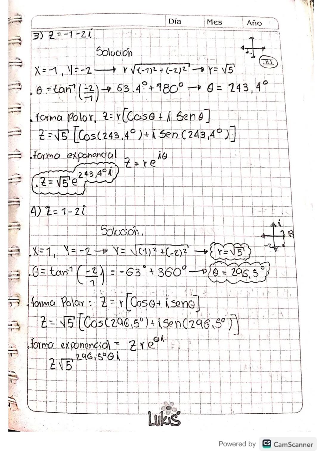Clase 4.
Segundo Corte
Día 13 Mesa Año 23
Números Complejos.
• Números imaginarios: Los números imaginatios Se
las raices cuadrados de los n