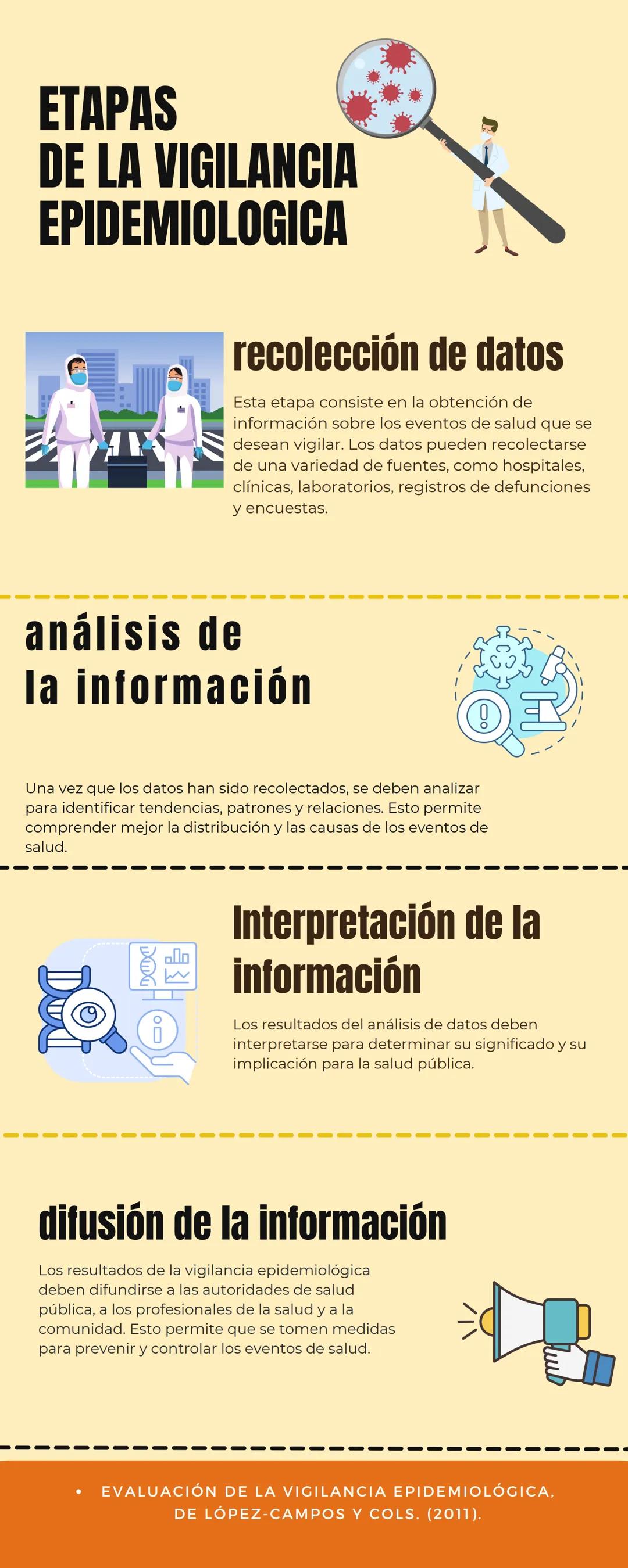 # ETAPAS
# DE LA VIGILANCIA
# EPIDEMIOLOGICA

## recolección de datos

Esta etapa consiste en la obtención de
información sobre los eventos 