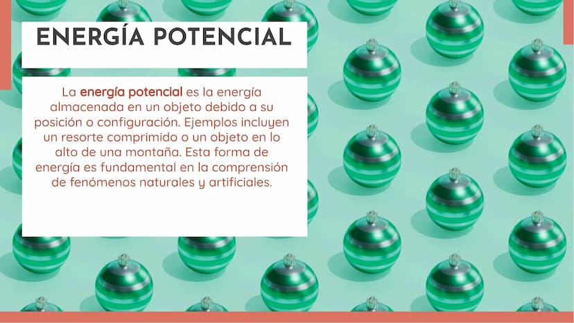 TIPOS DE
ENERGÍA: UNA
VISIÓN
INTEGRAL INTRODUCCIÓN
La energía es la capacidad para
realizar trabajo. En esta presentación,
exploraremos los 