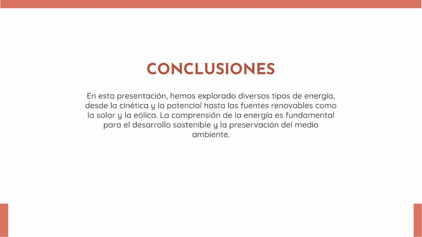 TIPOS DE
ENERGÍA: UNA
VISIÓN
INTEGRAL INTRODUCCIÓN
La energía es la capacidad para
realizar trabajo. En esta presentación,
exploraremos los 