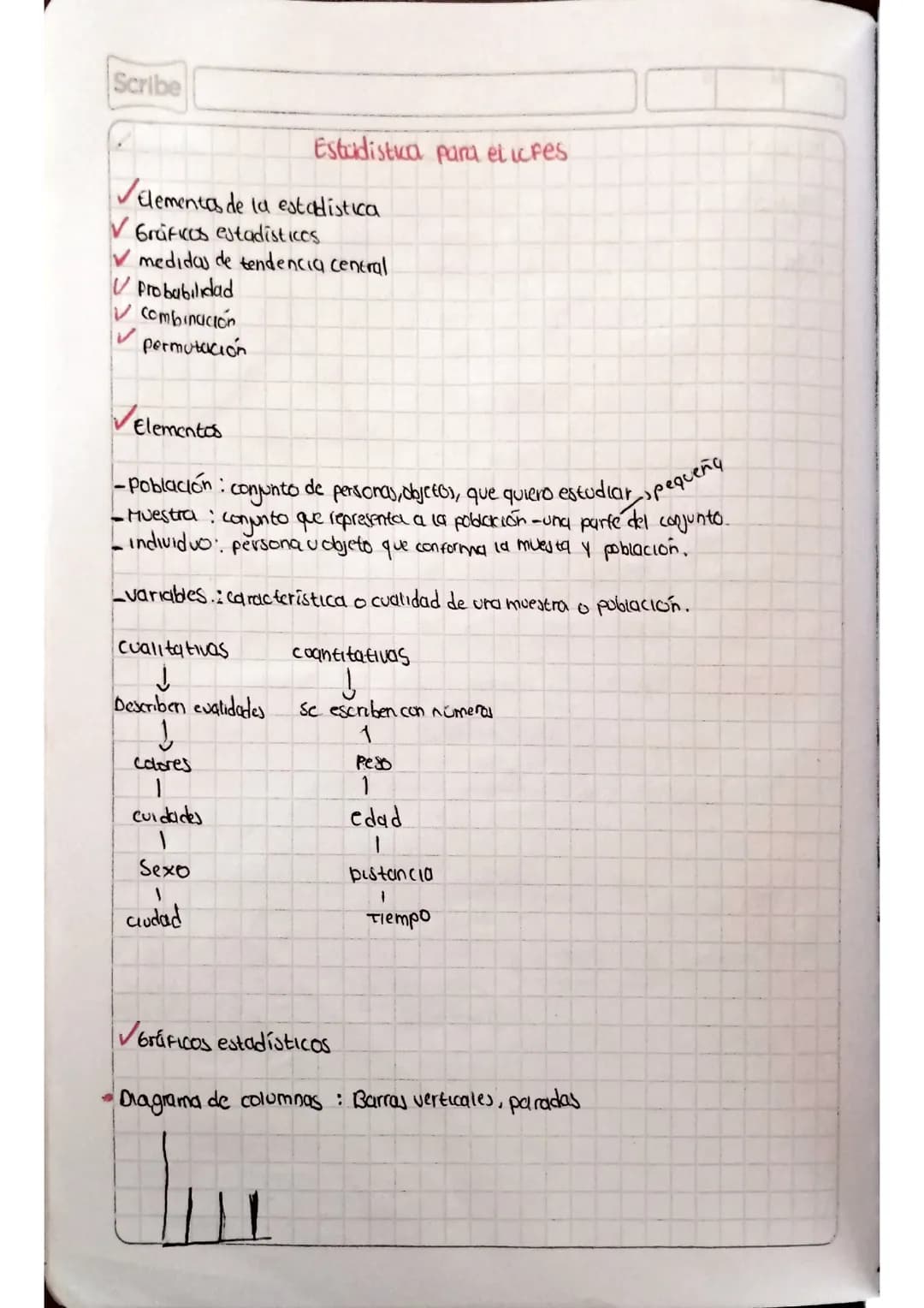 estadística para el icfes