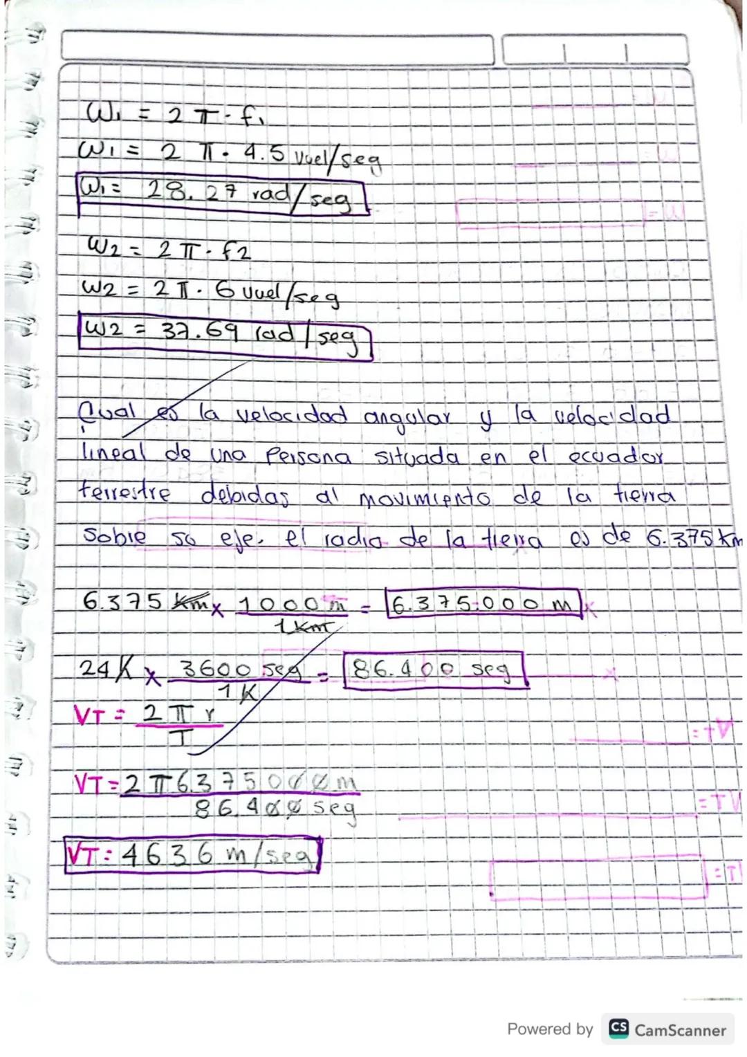 # VELOCIDAD

TANGENCIAL

se llama Velocidad tangencial por que siempre
Forma un angulo recto de 90° con el radio.

VT

VT

$VT = \frac{S}{6}