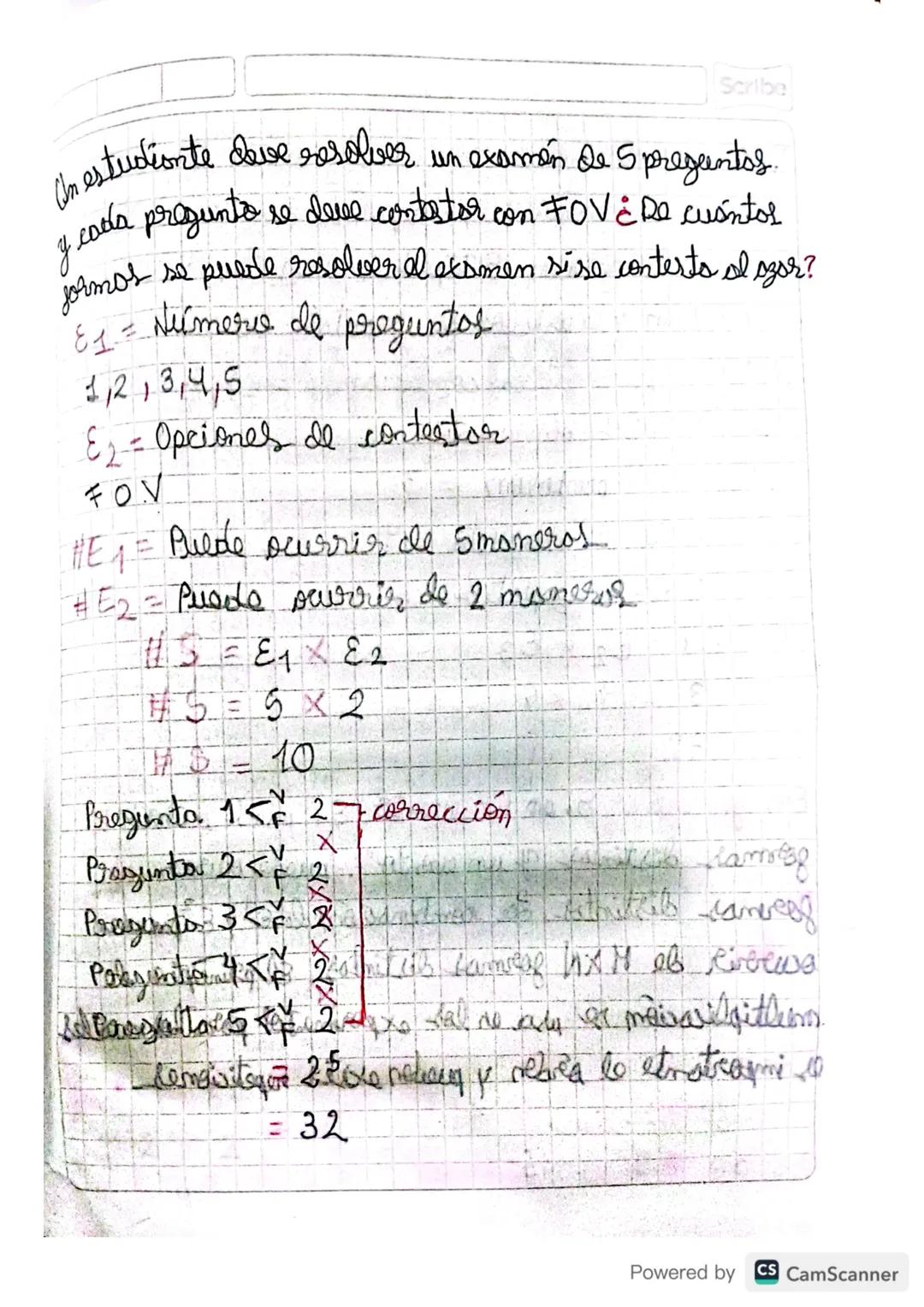 # CONTEO

El conteo es una herramienta que permite encontrar
más gacilmente los dementos del espacio muestrol en
un experimento sleatorio.

