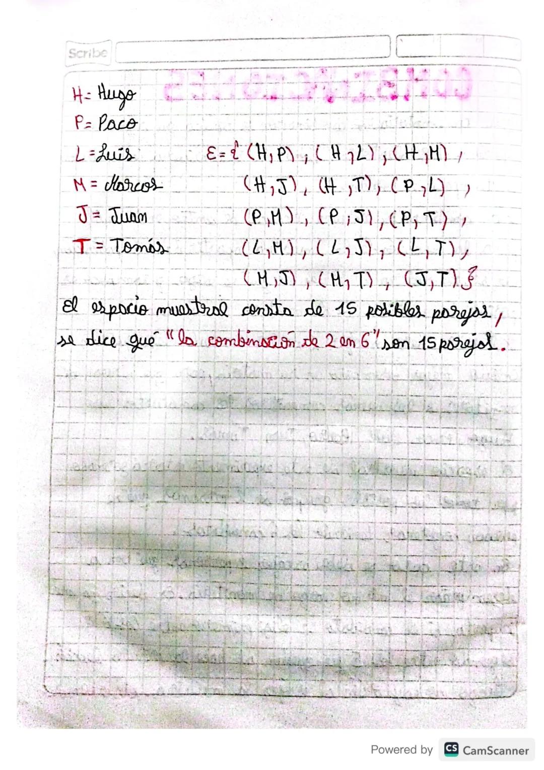 # CONTEO

El conteo es una herramienta que permite encontrar
más gacilmente los dementos del espacio muestrol en
un experimento sleatorio.

