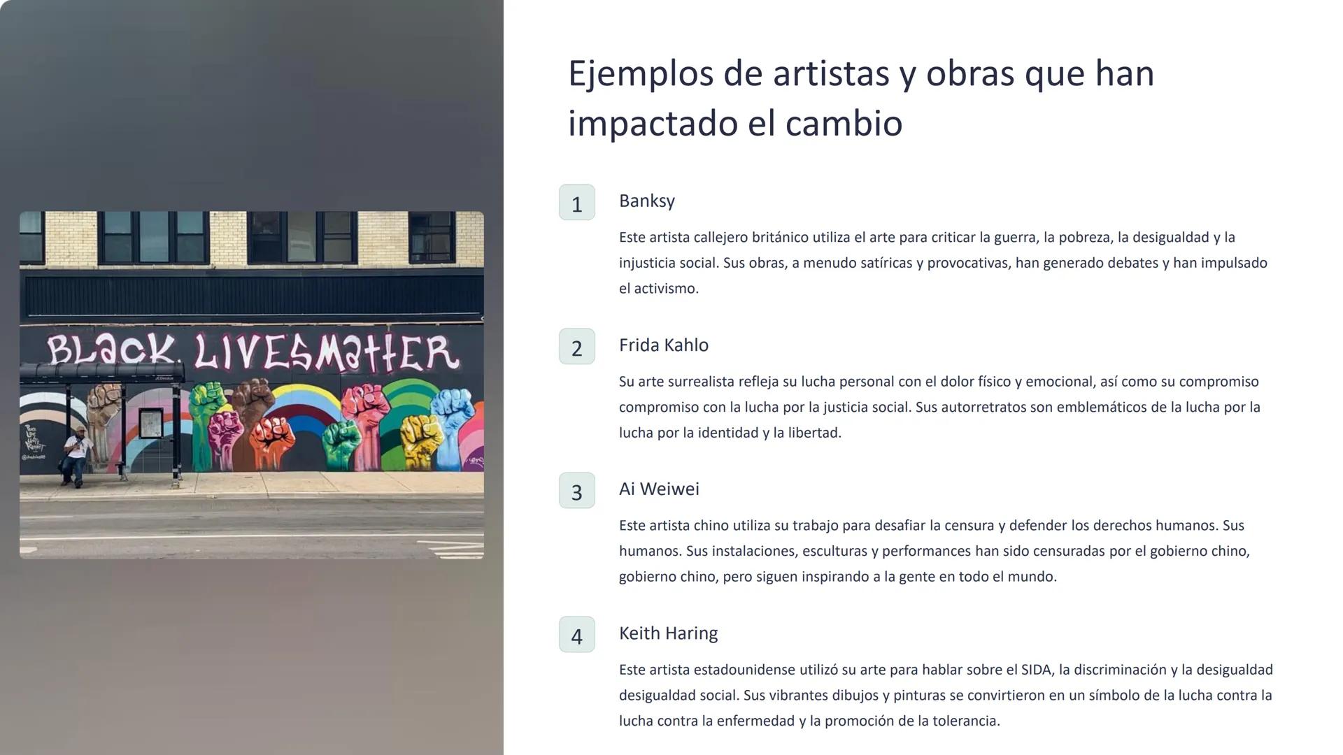 # Arte y Política: El Poder
# Poder del Arte como
# como Herramienta de
# de Protesta y Cambio
# Cambio Social

Garner

El arte, en todas su