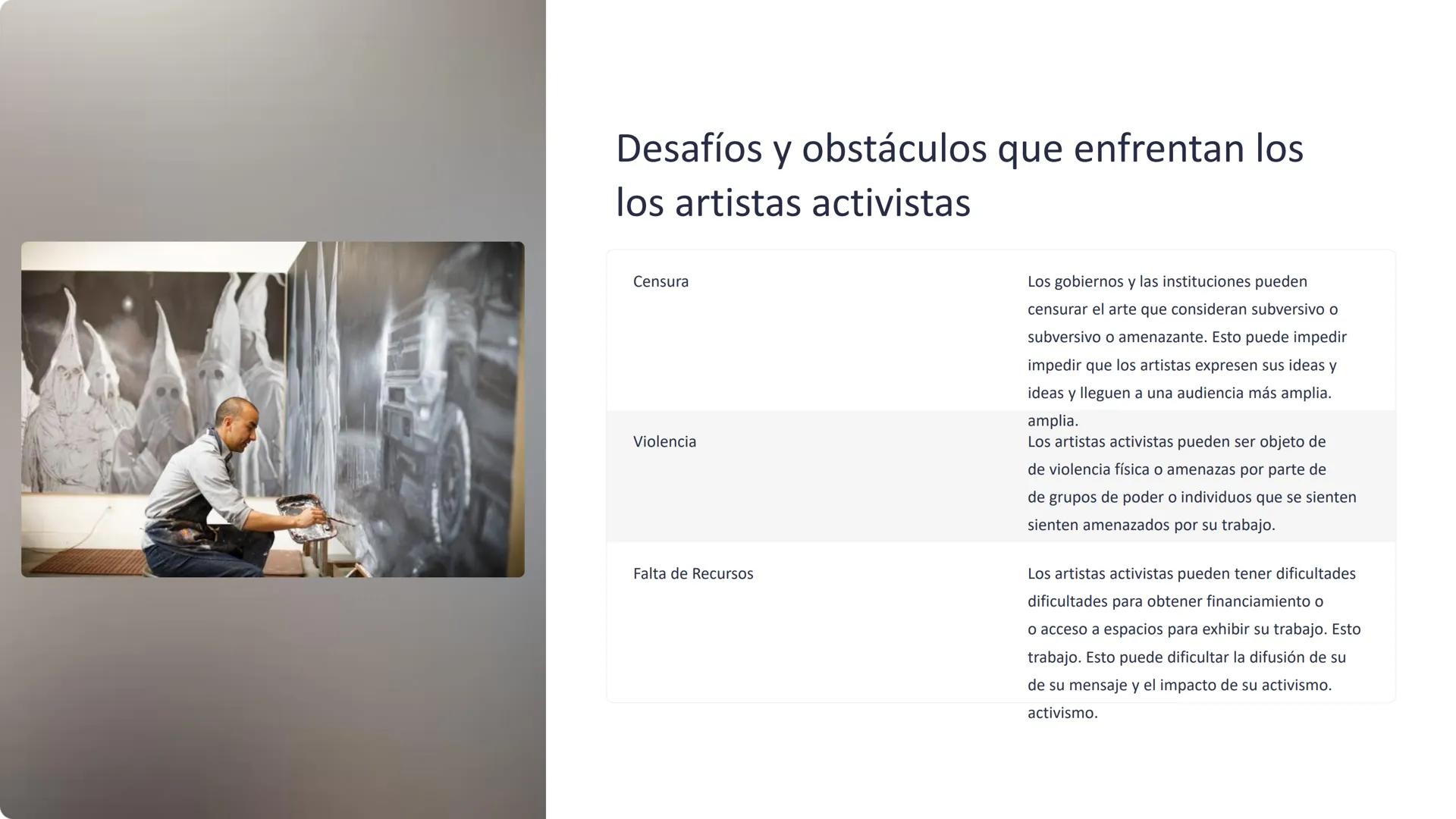 # Arte y Política: El Poder
# Poder del Arte como
# como Herramienta de
# de Protesta y Cambio
# Cambio Social

Garner

El arte, en todas su