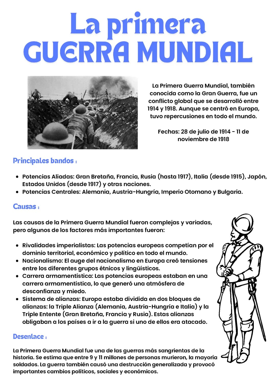 LA PRIMERA GUERRA MUNDIAL