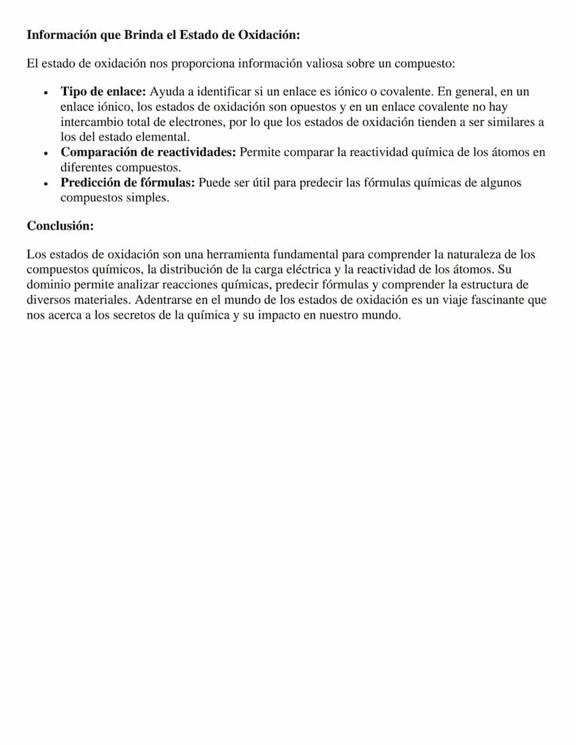 Los Estados de Oxidación: Un Viaje a la
Carga Formal de los Átomos en Compuestos
En el cautivante universo de la química, donde los átomos s