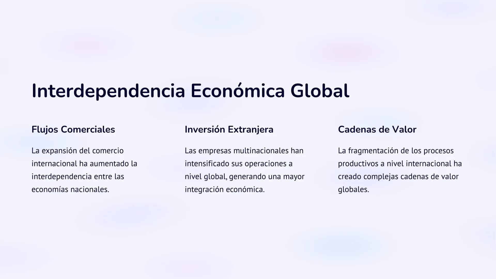 a
a
alamu
Globalización e
Integración
Regional
La globalización ha transformado las relaciones económicas, políticas y
culturales a nivel mu