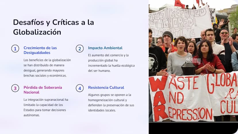 a
a
alamu
Globalización e
Integración
Regional
La globalización ha transformado las relaciones económicas, políticas y
culturales a nivel mu