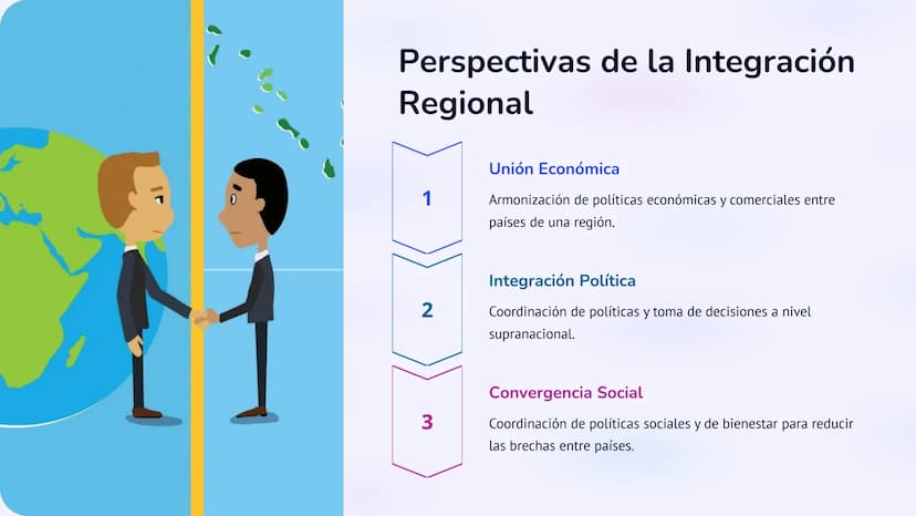 a
a
alamu
Globalización e
Integración
Regional
La globalización ha transformado las relaciones económicas, políticas y
culturales a nivel mu
