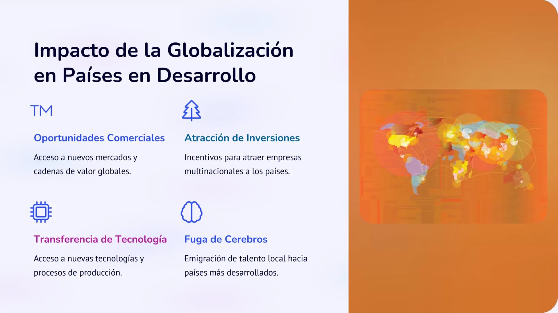 a
a
alamu
Globalización e
Integración
Regional
La globalización ha transformado las relaciones económicas, políticas y
culturales a nivel mu