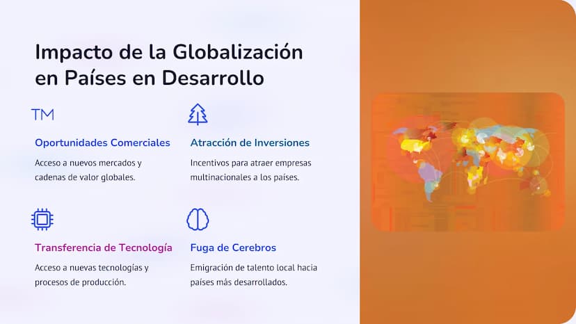 a
a
alamu
Globalización e
Integración
Regional
La globalización ha transformado las relaciones económicas, políticas y
culturales a nivel mu