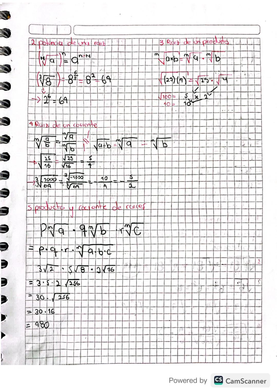19 02 24

potenciación y ladicación

- potencicación

Base

Exponente

$
\frac{a}{b}
)^{n} = \frac{a^{n}}{b^{n}}
$

$
(\frac{2}{5})^{3} = \f
