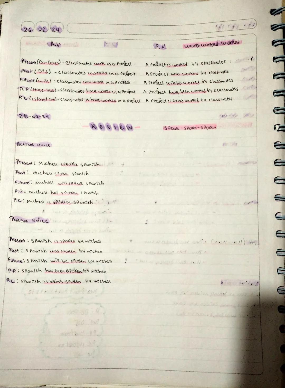 14
Have
Has
He
she
it
02.24 active voice and pasime sicer
S
Active voice
0
Present Peter has a new car
Have Had Had
Past Peter had have a ne