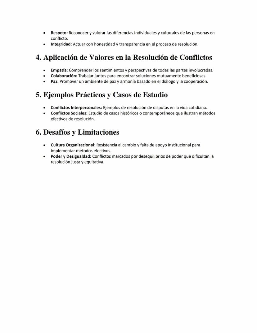 Resolución de Conflictos
APUNTES//
1. Definición y Naturaleza del Conflicto
•
•
Conflicto: Situación en la que dos o más partes perciben obj