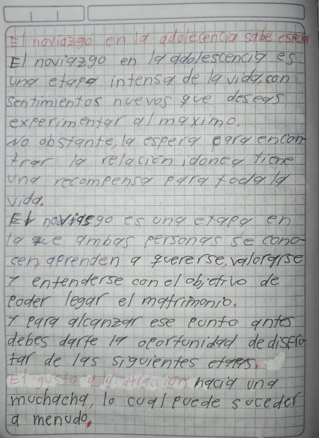 El noviazgo en la adolecencia sabe esperar

El noviazgo en la adolescencia es
und etapa intensa de la vida, con
Sentimientos nuevos que dese