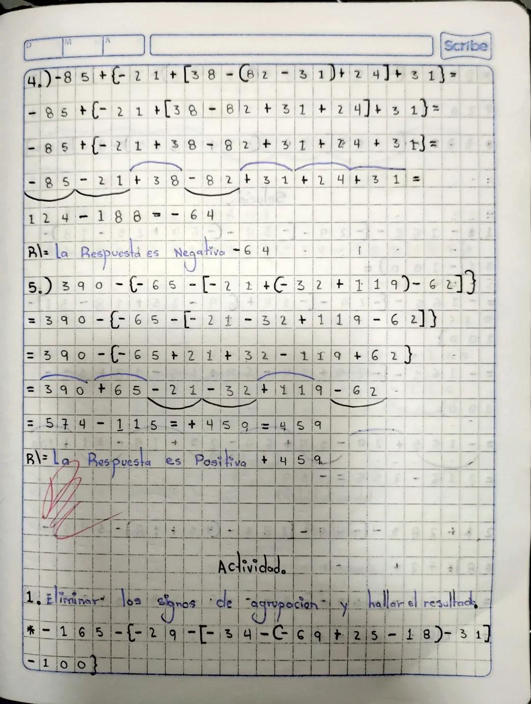D3
CAS
Scribe Scribe
11
α
Enero 23 2017
Evaluación:
Saber (35%)
Indicadores de Desempeño.
Evaluaciones escritas individual
-Evaluación en
pa