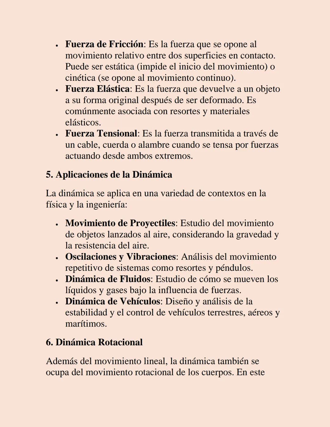 DINÁMICA
1. Introducción a la Dinámica
La dinámica es la rama de la mecánica que estudia el
movimiento de los cuerpos y las fuerzas que lo p