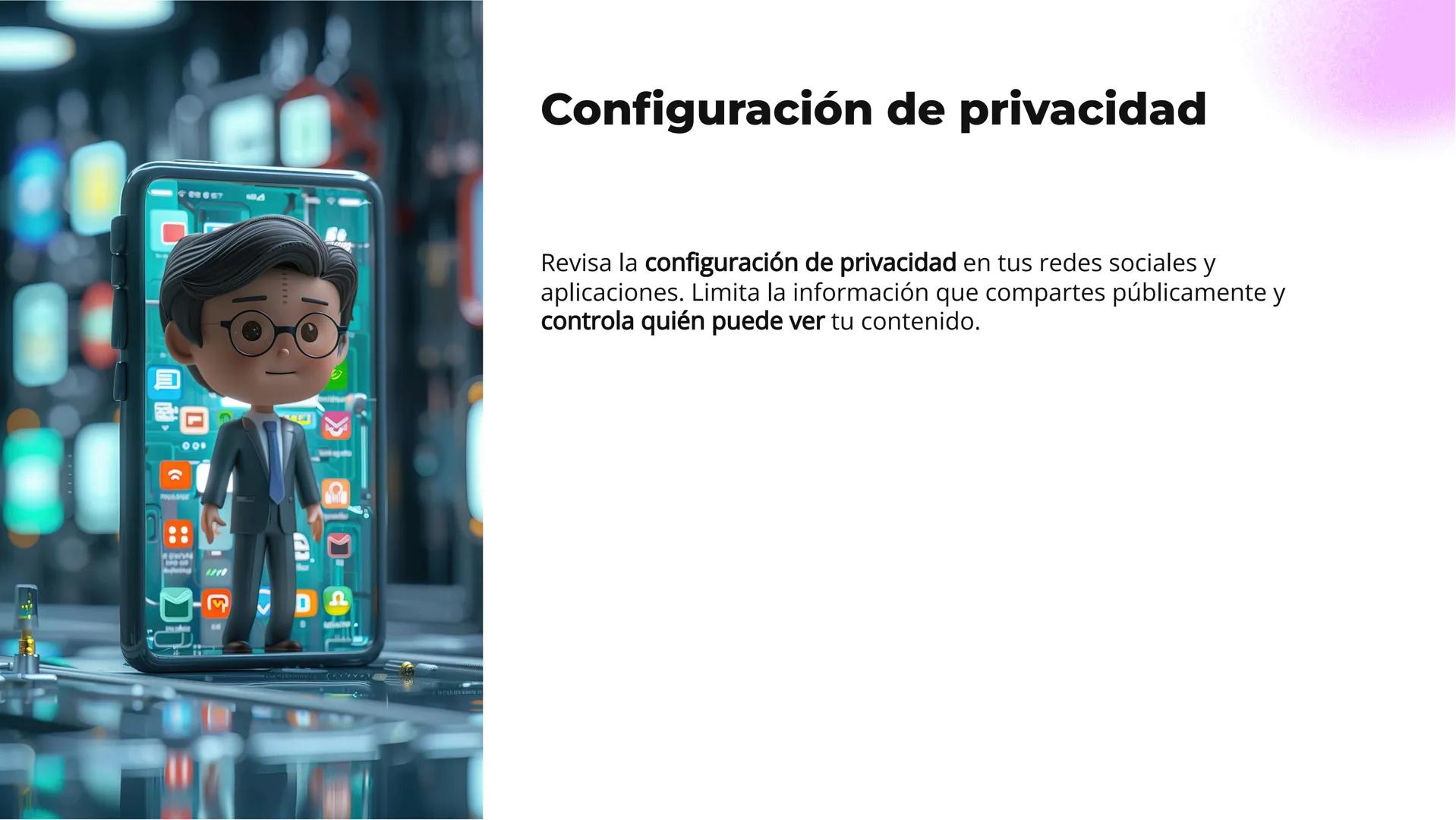 ¡Navega seguro!
Consejos para
protegerte en internet ¡Bienvenidos!
¡Prepárate para navegar seguro en internet!
En esta presentación, aprende