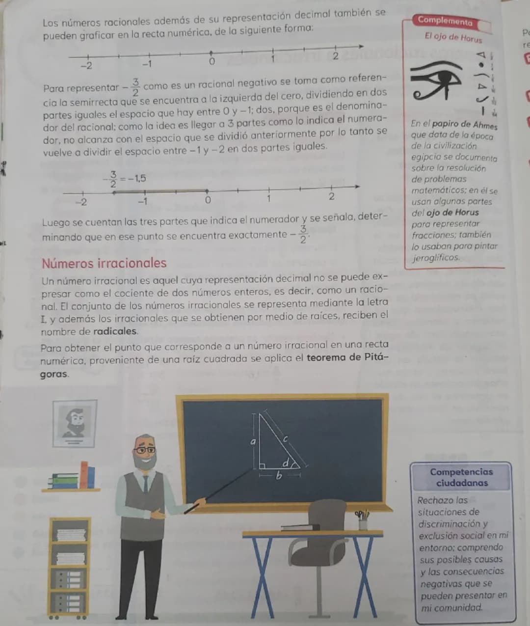 Unidad temática
Aqui aprenderás.
⚫ Números racionales
. Números irracionales
Números racionales e irracionales
Meta de
aprendizaje
Identific