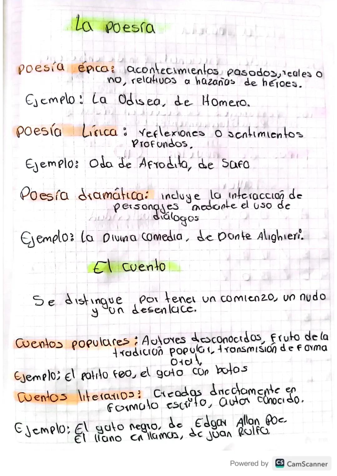Tipos de textos
de textos narrativas
• Se cuenta una historia real o ficticia
en on lugar y tiempo
que ocurre
concretos.
El cuento
narración