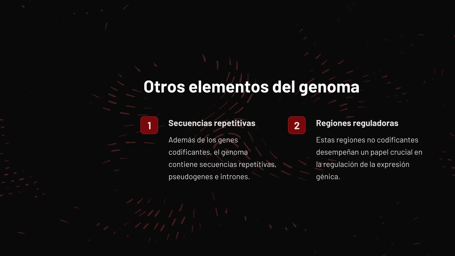 Introducción al
genoma humano
El genoma humano es el conjunto completo de material genético
presente en las células, compuesto por aproximad