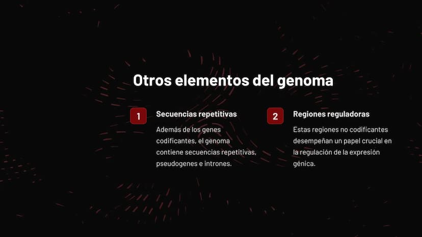 Introducción al
genoma humano
El genoma humano es el conjunto completo de material genético
presente en las células, compuesto por aproximad