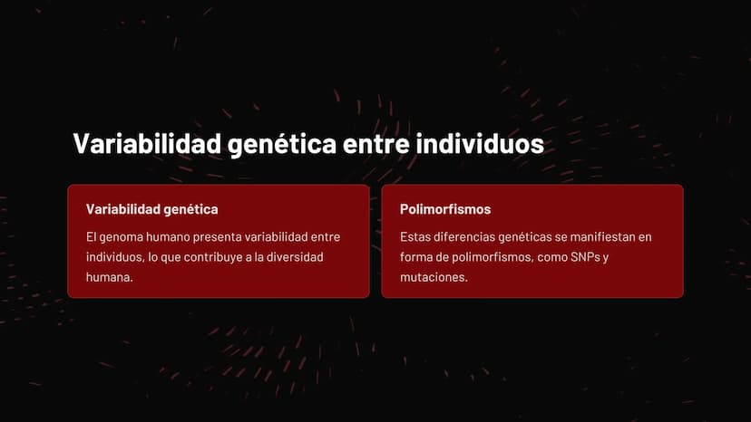 Introducción al
genoma humano
El genoma humano es el conjunto completo de material genético
presente en las células, compuesto por aproximad