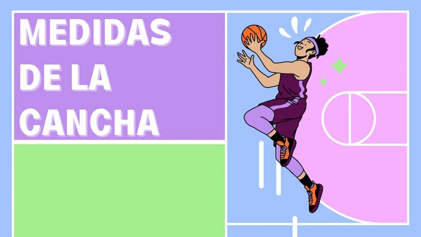 MEDIDAS
DE LA
CANCHA TEMAS
Medida General
Linea y Circulo Central
Area de Tiro
Canasta
Aro MEDIDAS GENERALES
SEGÚN LA NBA
La cancha debe med