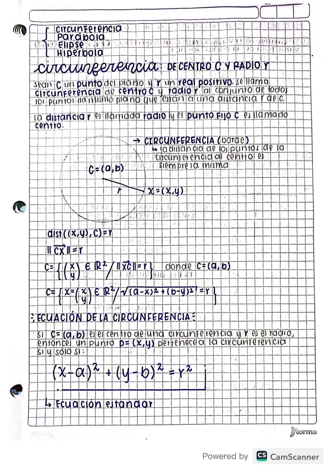 Matemáticas grado 11 - Cónicas