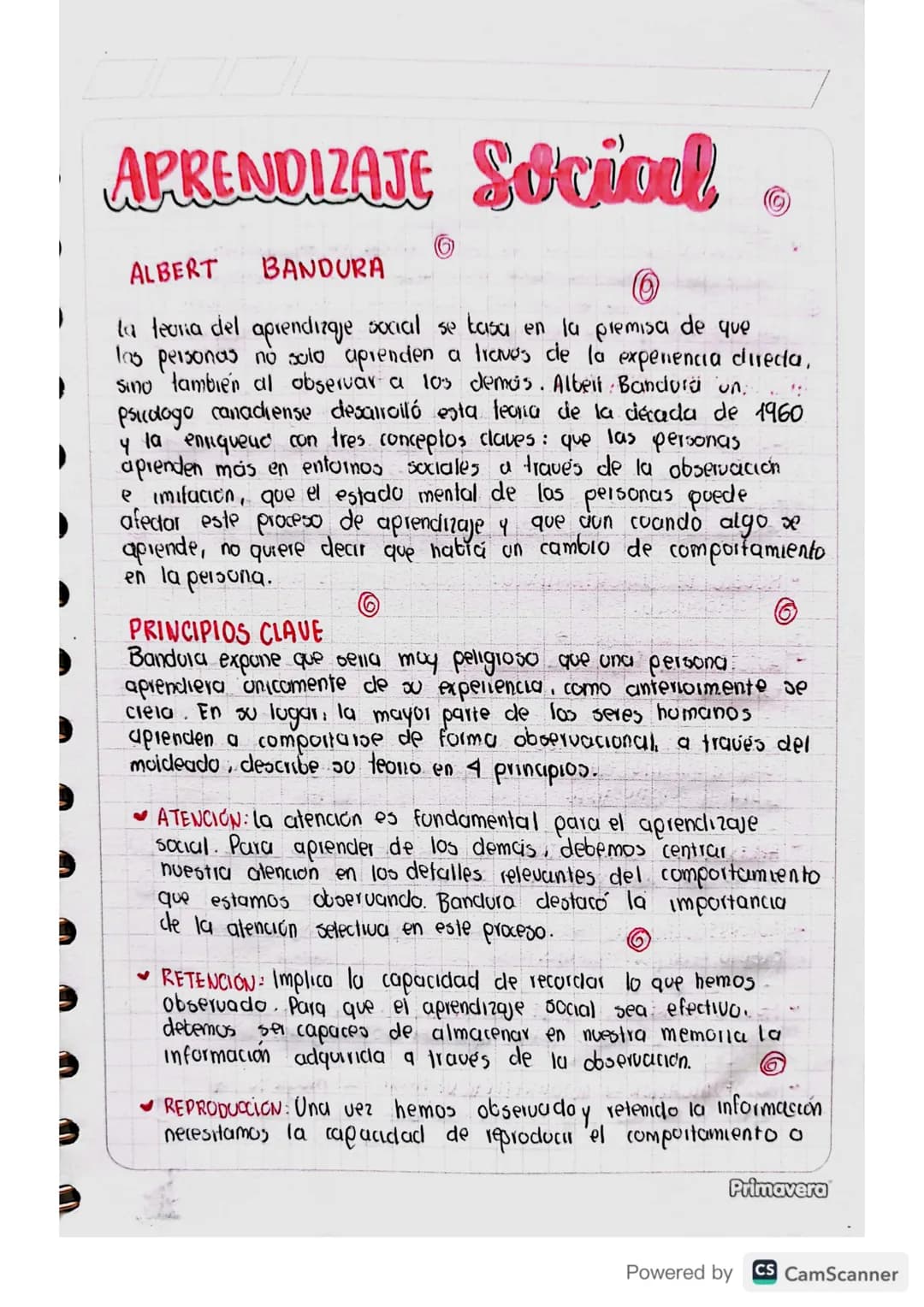 APRENDIZAJE SOCiool
ALBERT
BANDURA
la teoria del aprendizaje social se basa en la premisa de que
las personas no solo aprenden a traves de l