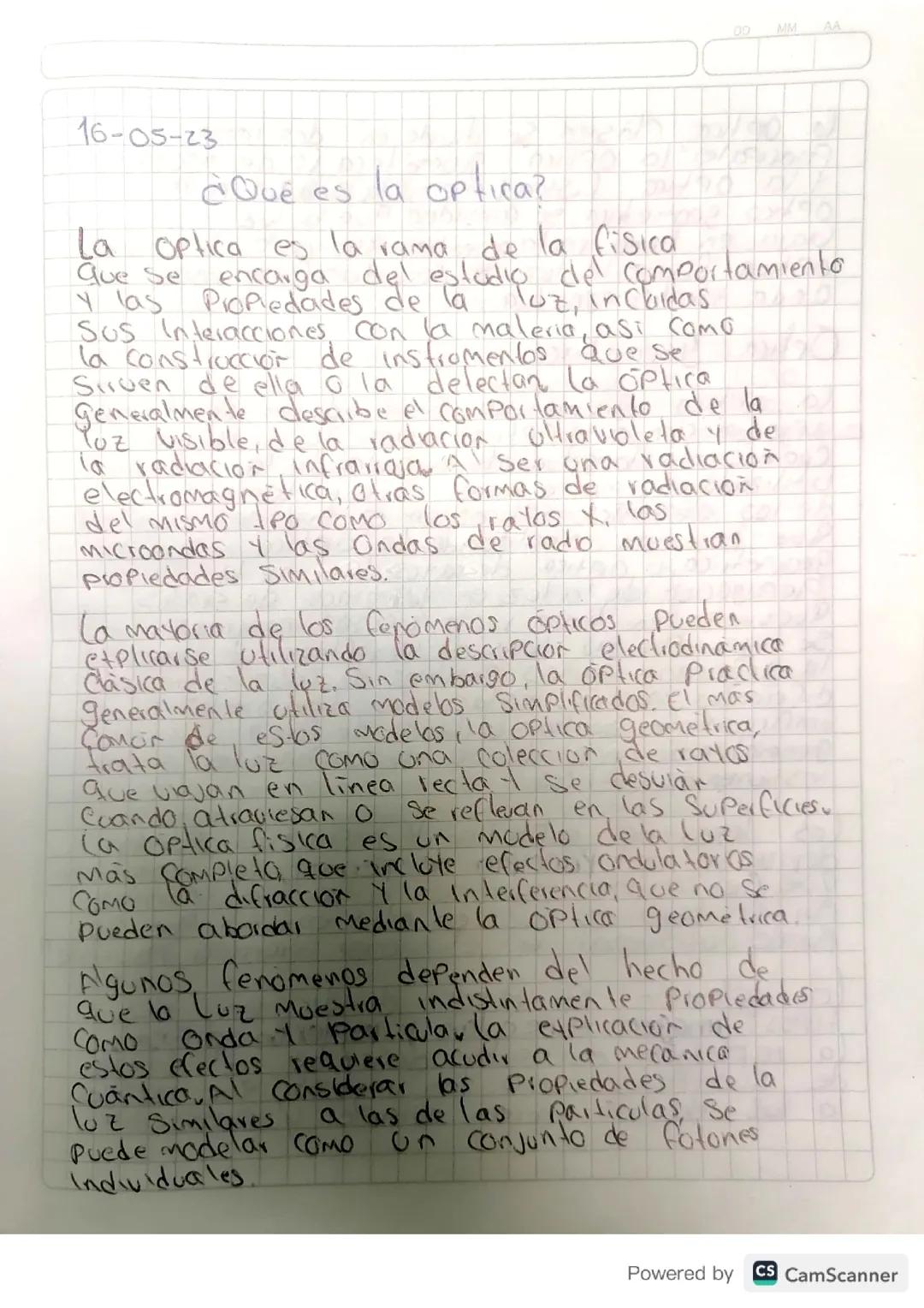 Introducción a las Ondas y la Óptica