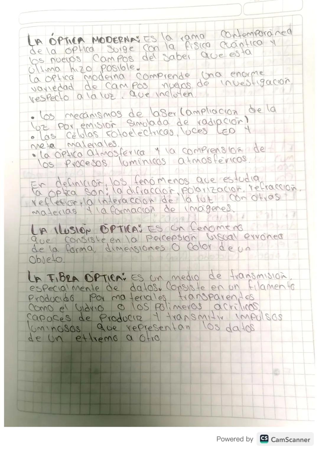 DO
MM AA
16-05-23
¿Qué es la optica?
La Optica es la rama de la fisica
Y las
Que Se encarga del estudio del comportamiento
Propiedades de la
