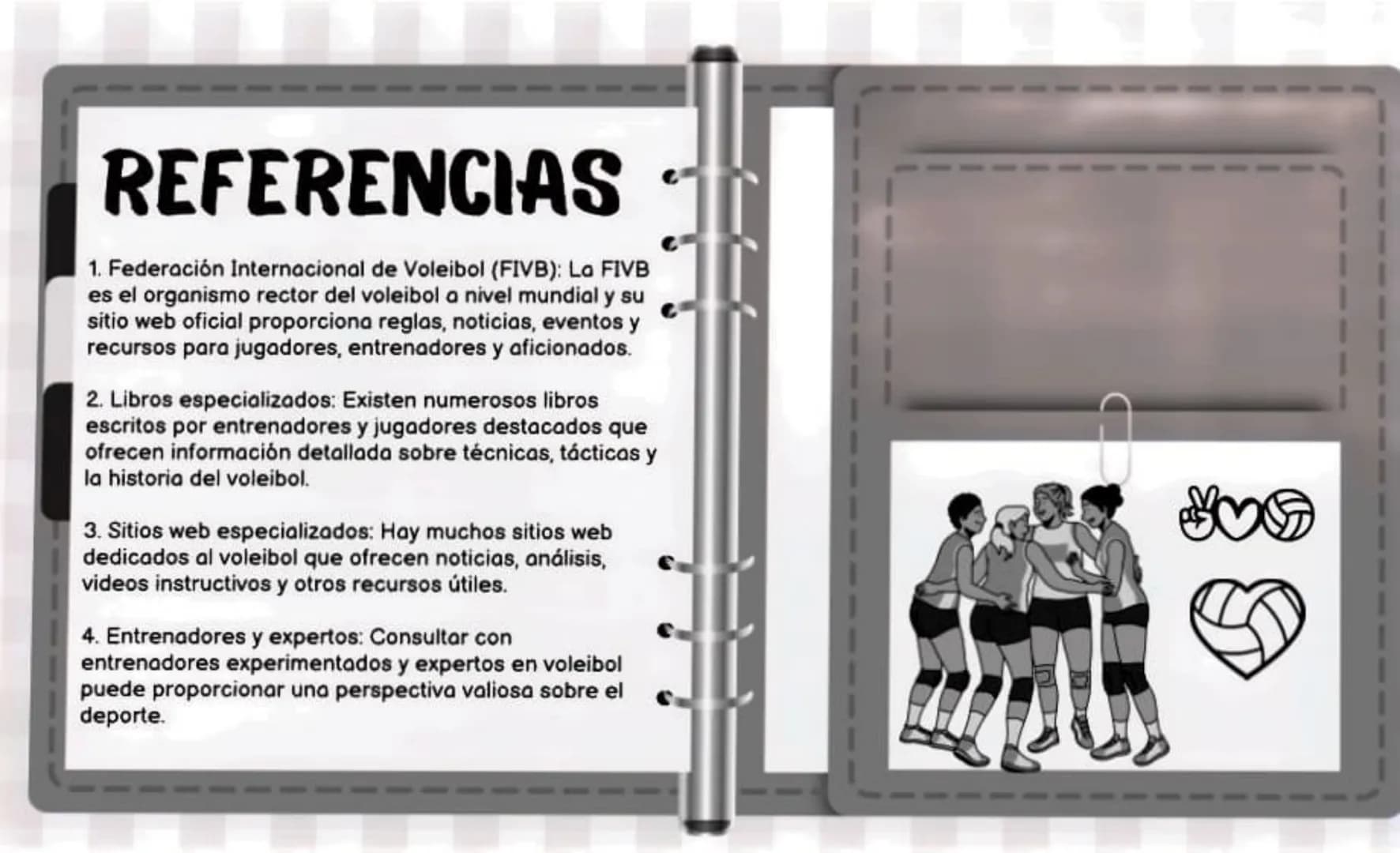 لو
VOLEIBOL
7
pngtree TABLA
DE
CONTENI
K
DO..
*
\1/
⚫ INTRODUCCIÓN
⚫ OBJETIVOS
DESARROLLO DEL
TRABAJO
CONCLUSIONES
REFERENCIAS
m \//
INTRODU