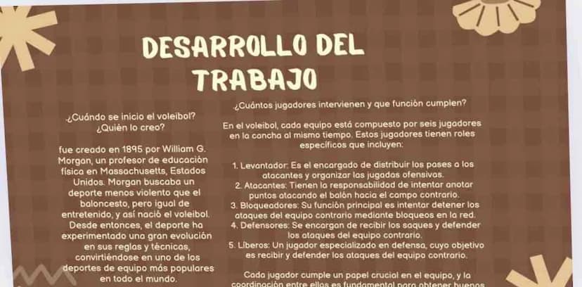 لو
VOLEIBOL
7
pngtree TABLA
DE
CONTENI
K
DO..
*
\1/
⚫ INTRODUCCIÓN
⚫ OBJETIVOS
DESARROLLO DEL
TRABAJO
CONCLUSIONES
REFERENCIAS
m \//
INTRODU