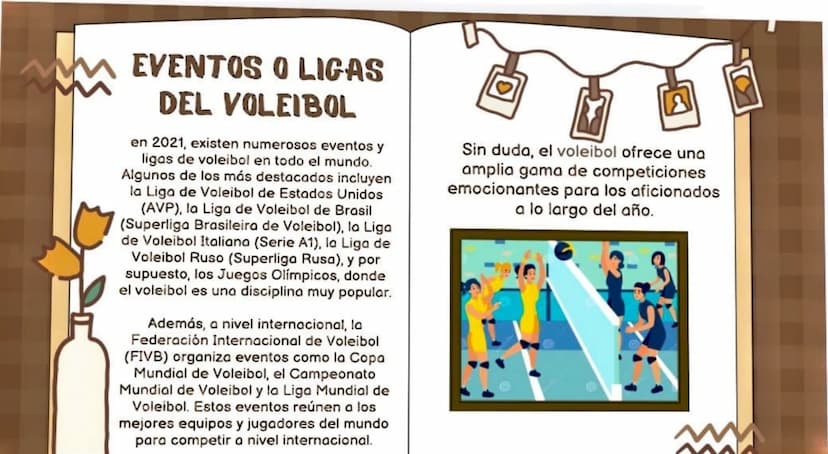 لو
VOLEIBOL
7
pngtree TABLA
DE
CONTENI
K
DO..
*
\1/
⚫ INTRODUCCIÓN
⚫ OBJETIVOS
DESARROLLO DEL
TRABAJO
CONCLUSIONES
REFERENCIAS
m \//
INTRODU