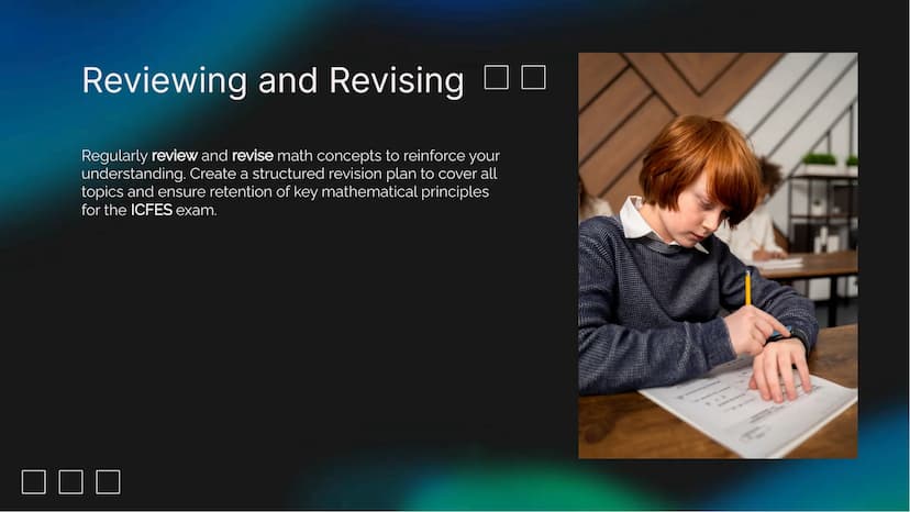 ☐
Mastering ICFES
Mathematics
Preparation Introduction
Welcome to Mastering ICFES Mathematics
Preparation. This presentation will provide es