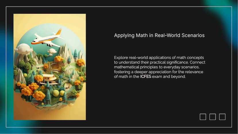 ☐
Mastering ICFES
Mathematics
Preparation Introduction
Welcome to Mastering ICFES Mathematics
Preparation. This presentation will provide es