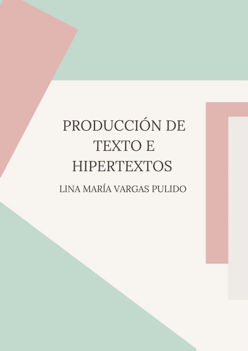 PRODUCCIÓN DE
TEXTO E
HIPERTEXTOS
LINA MARÍA VARGAS PULIDO Preguntas del caso
¿Cuál sería la estructura textual que usted utilizaría para de