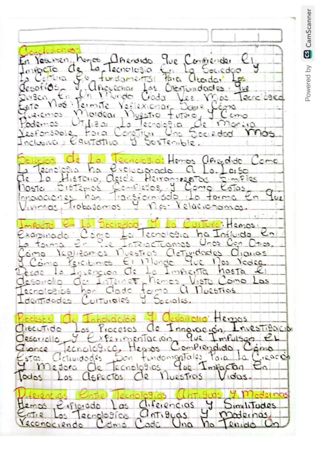 Clase: Procesos de Innovación, Investigación
desarrollo y experimentación.
PROPOSITO
Explica: Cómo La Tecnologia, ha evolucionado en...
La m