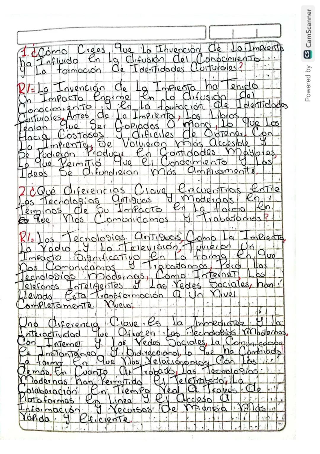 Clase: Procesos de Innovación, Investigación
desarrollo y experimentación.
PROPOSITO
Explica: Cómo La Tecnologia, ha evolucionado en...
La m
