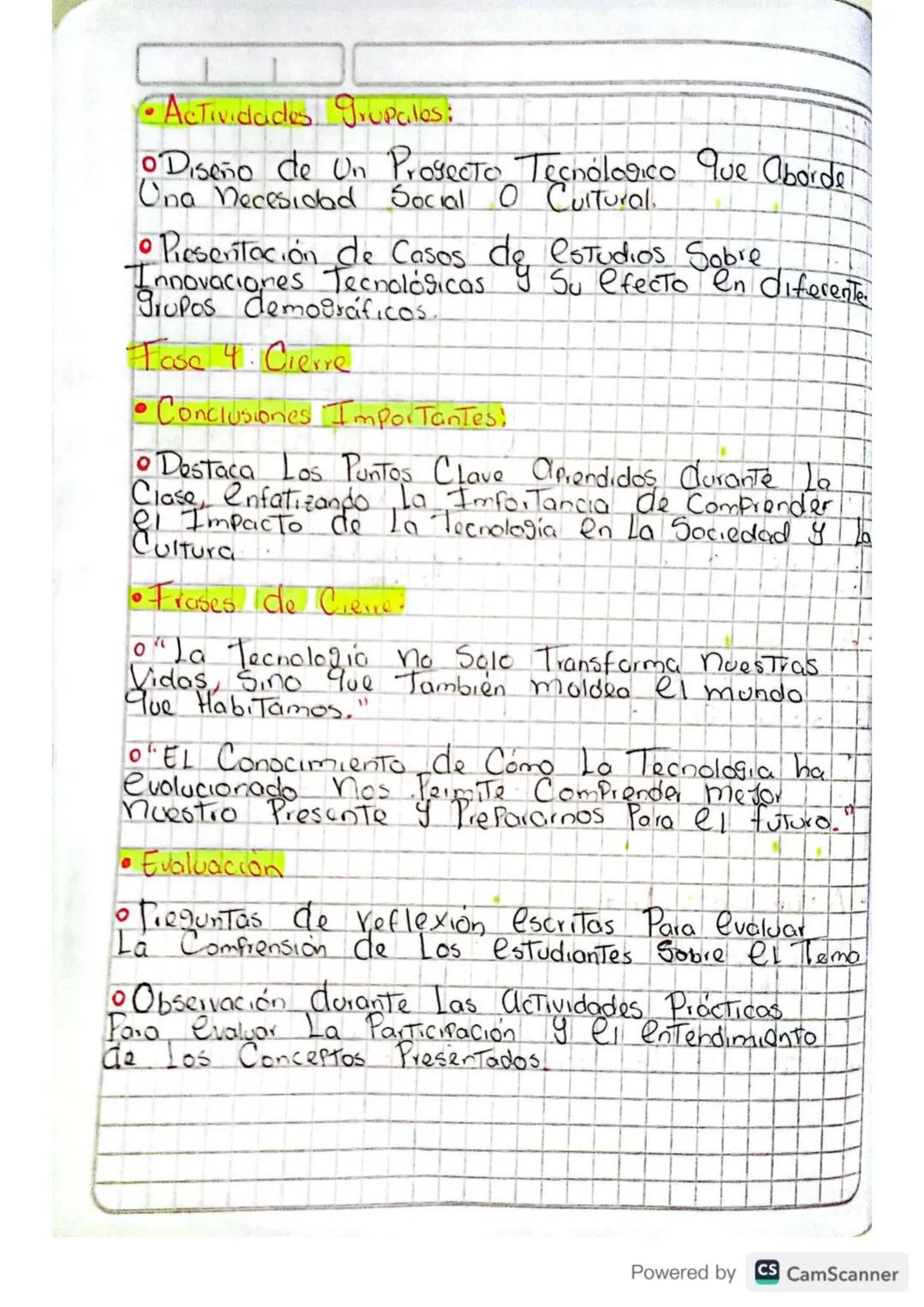 Clase: Procesos de Innovación, Investigación
desarrollo y experimentación.
PROPOSITO
Explica: Cómo La Tecnologia, ha evolucionado en...
La m
