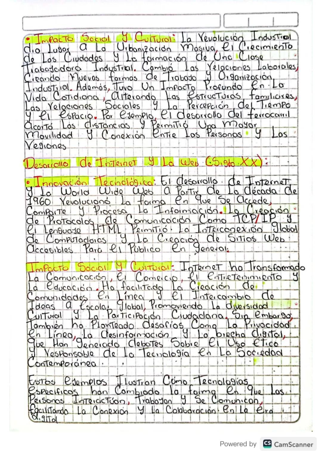 Clase: Procesos de Innovación, Investigación
desarrollo y experimentación.
PROPOSITO
Explica: Cómo La Tecnologia, ha evolucionado en...
La m