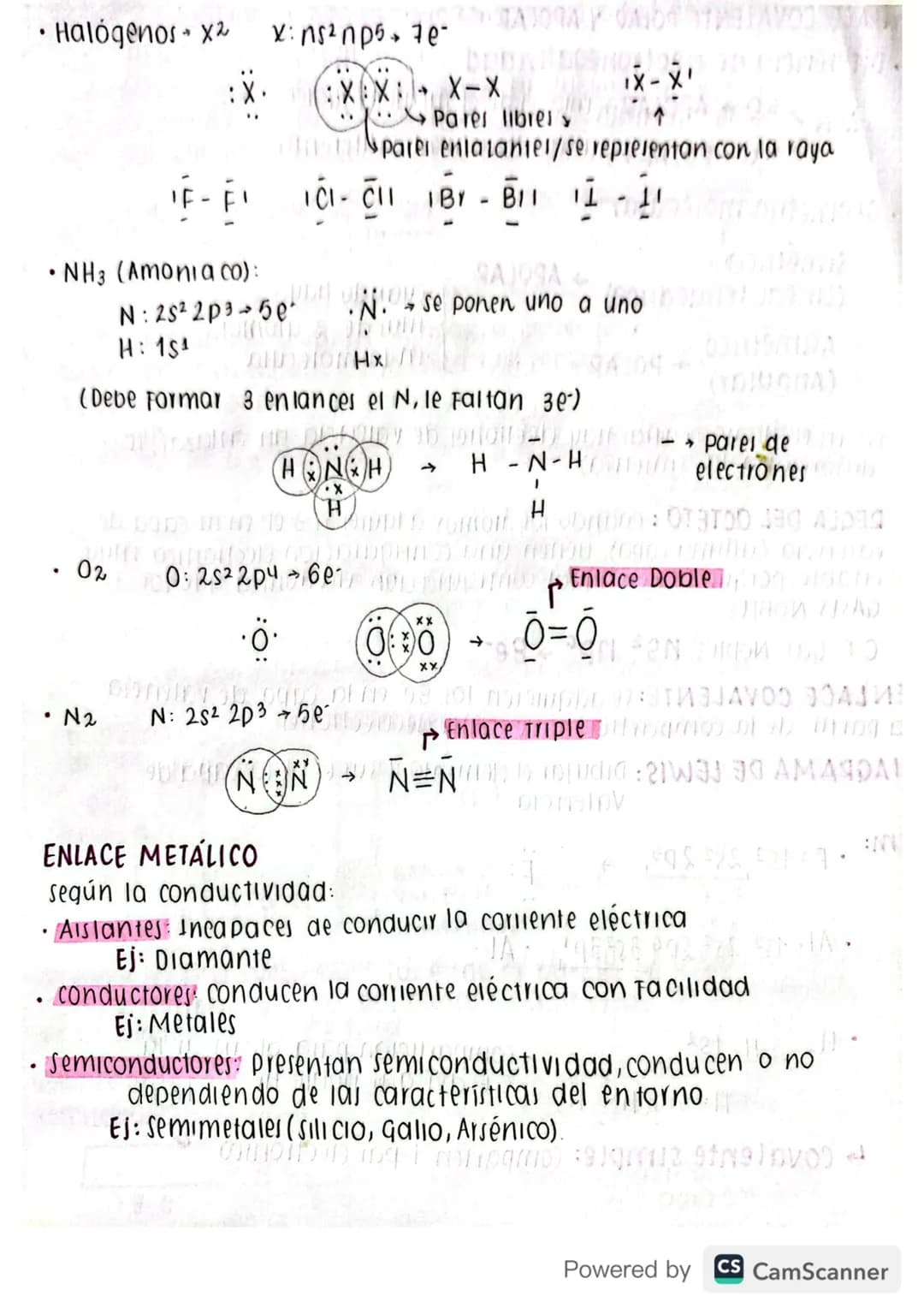 TIPOS DE ENLACE Y COMO IDENTIFICARLOS
ENLACE: Cuando se da una situación de estabilidad en la situación
espacial de dos sustancias, decimos 