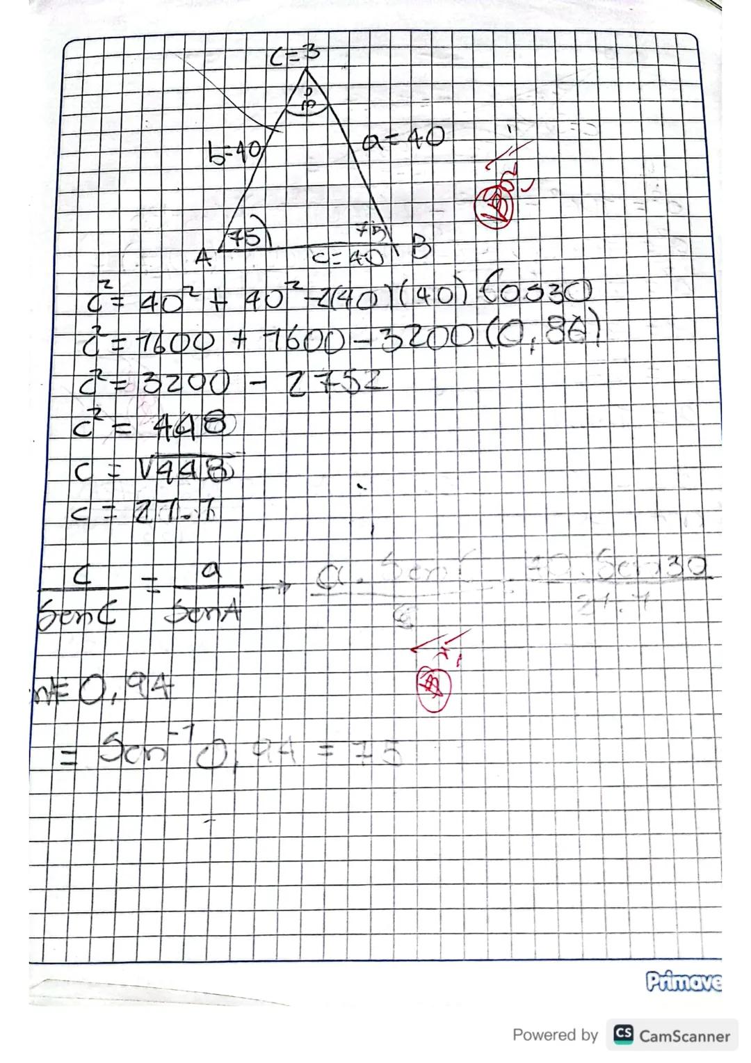 Ley de
Son propo
tas anguos
beno: Lados do
de un triangulo
a os oenos de
opers too, es
es decir, er
todo frangulo ABC coyoo lados
opuestos s