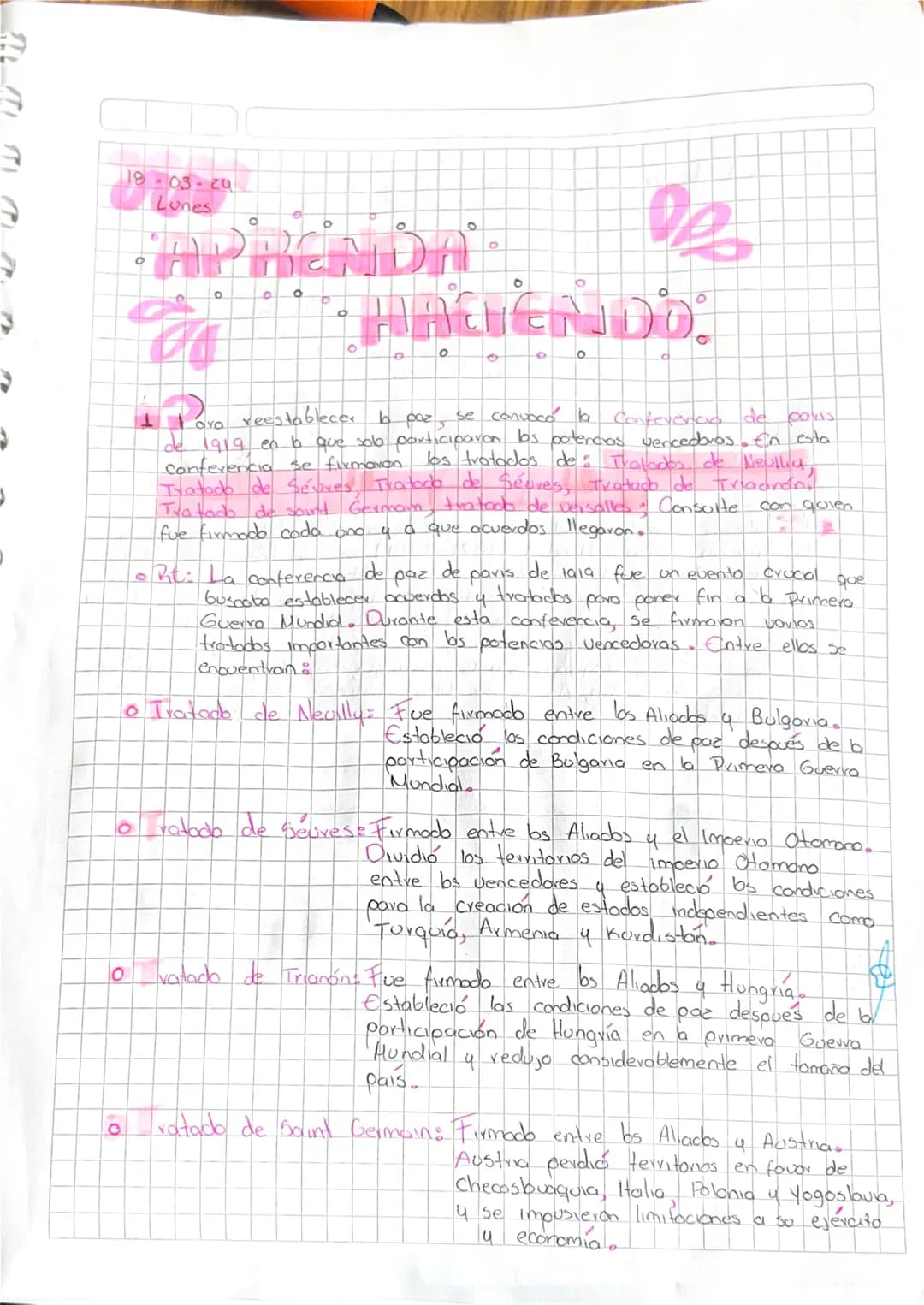 18-03-29
Lunes
о
a
°
0
0
HACIENDO
0
0
0
0
о
ovo reestablecer bo poz,
Cours
se convocó la Conferencia de
de 1919, en bo que solo participaron